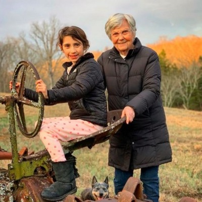 Mike Wolfe's daughter, Charlie Faeth Wolfe, and his mother, Rita Wolfe. 